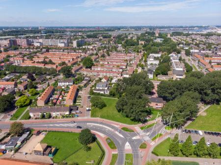 Luchtfoto wijk Kraaihoek Papendrecht