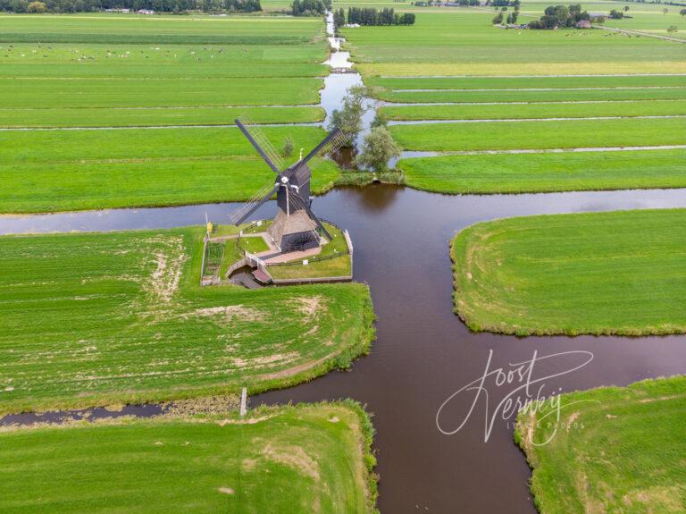 Luchtfoto Oude Weteringmolen