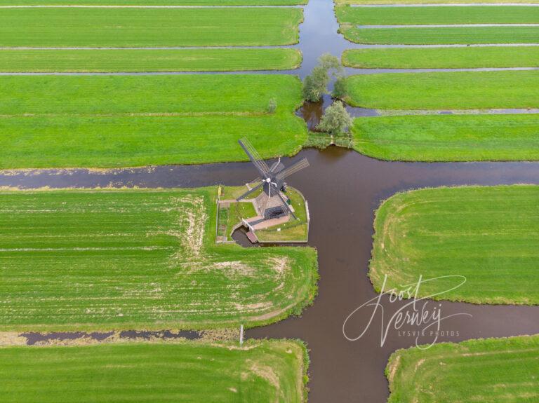 Luchtfoto Oude Weteringmolen