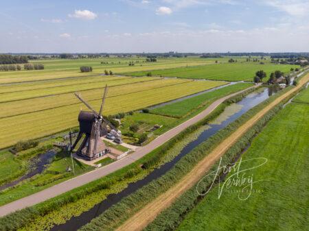 Luchtfoto Scheiwijkse molen