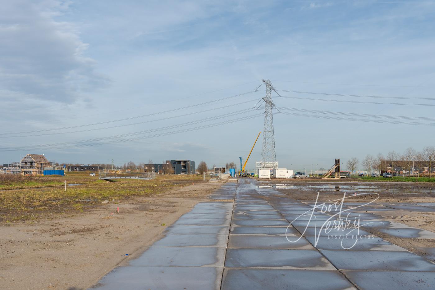 Bouwplaats de Eilanden in Baanhoek-West