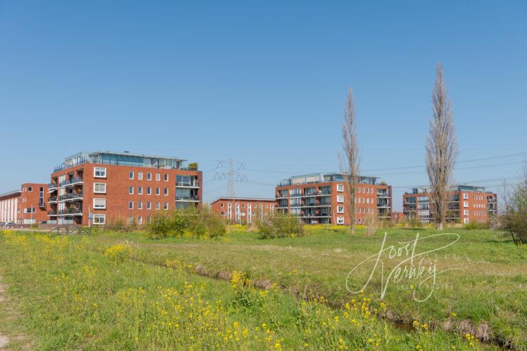 Appartementgebouwen in de wijk Oostploder