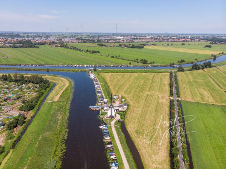 Luchtfoto Kortlandse molen