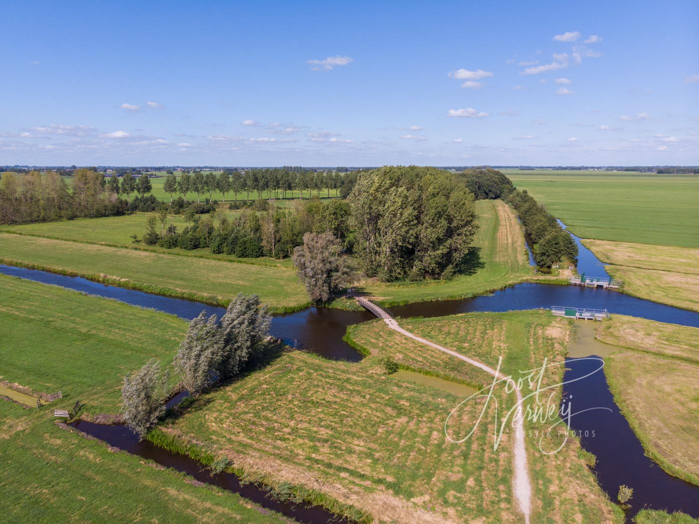 Luchtfoto Kraaienbos in Wijngaarden