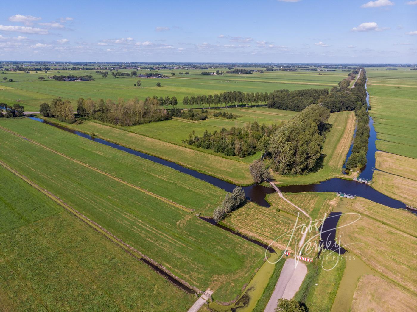 Luchtfoto Kraaienbos in Wijngaarden