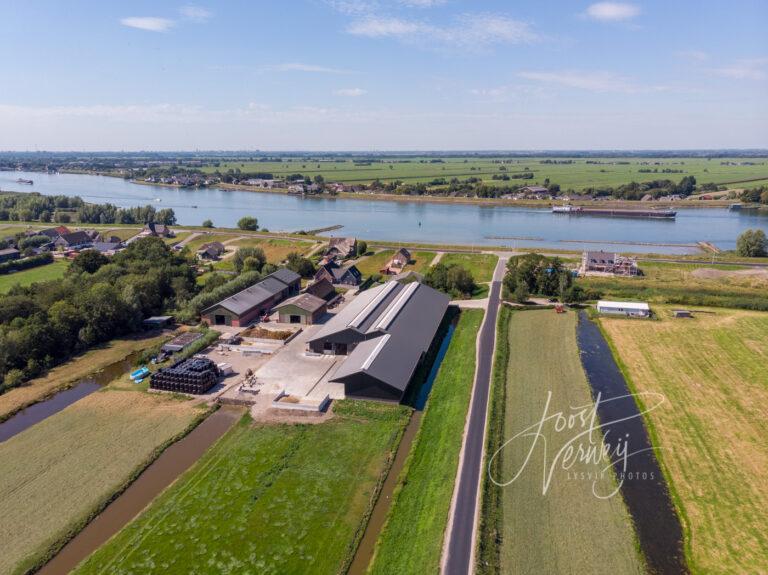 Luchtfoto Zijdeweg in Streefkerk