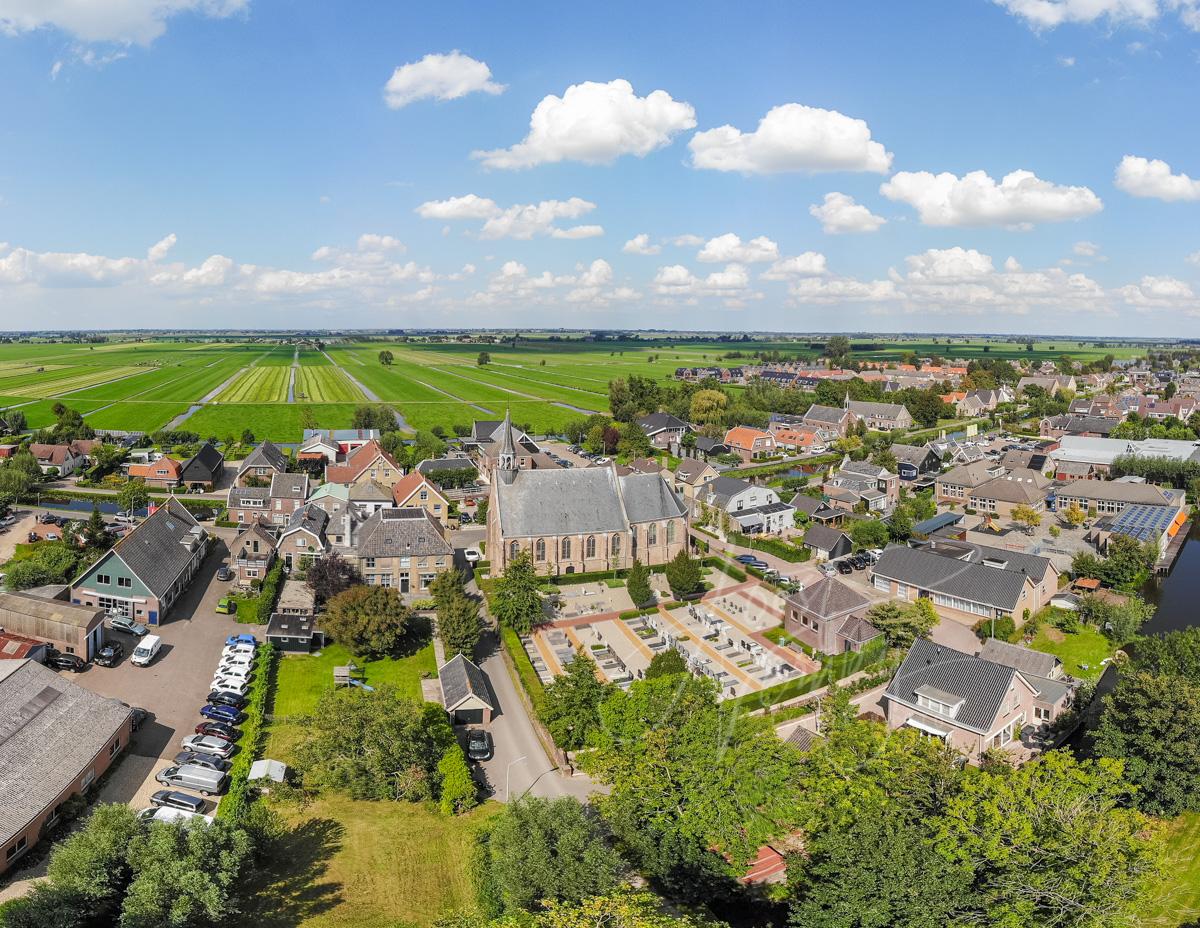 Luchtfoto panorama Molenaarsgraaf