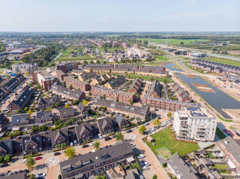 Luchtfoto nieuwbouw Baanhoek-West