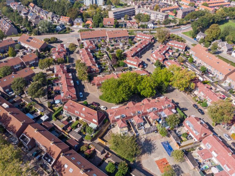 Luchtfoto het Zand in Papendrecht