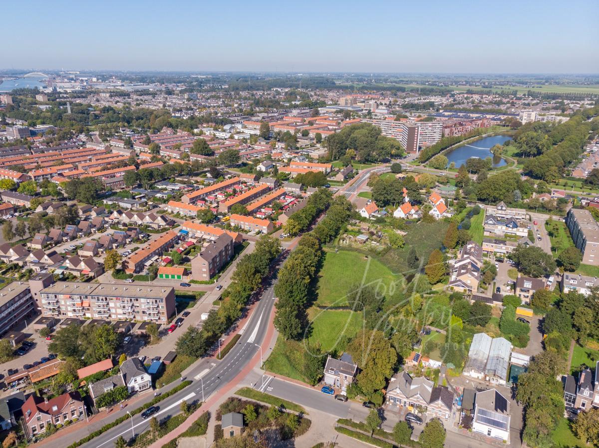Luchtfoto wijk Kraaihoek in Papendrecht
