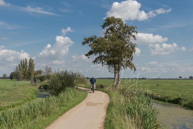 Fietser op Tiendweg