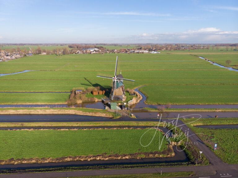 Luchtfoto Boterslootse molen