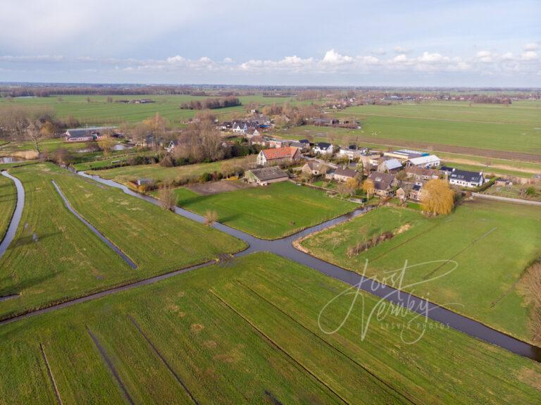 Luchtfoto Dorpsweg Hoornaar