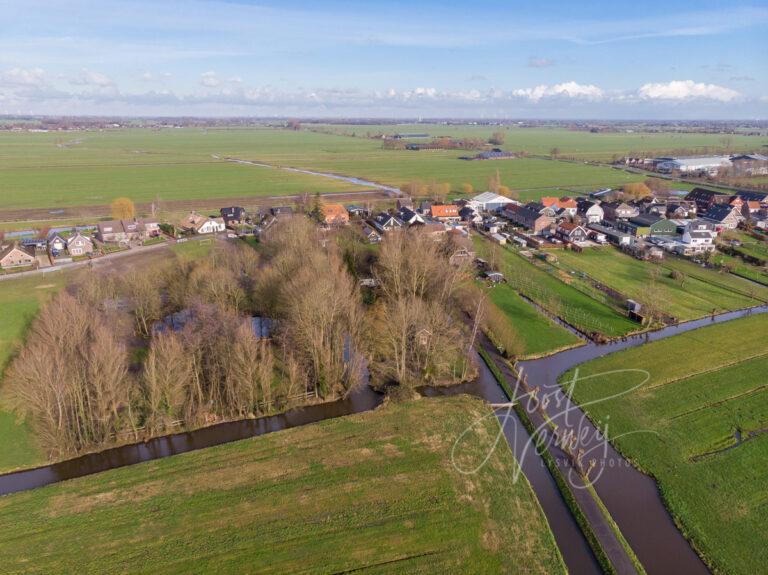 Luchtfoto Dorpsweg Hoornaar