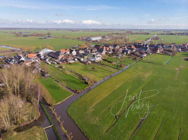 Luchtfoto Dorpsweg Hoornaar