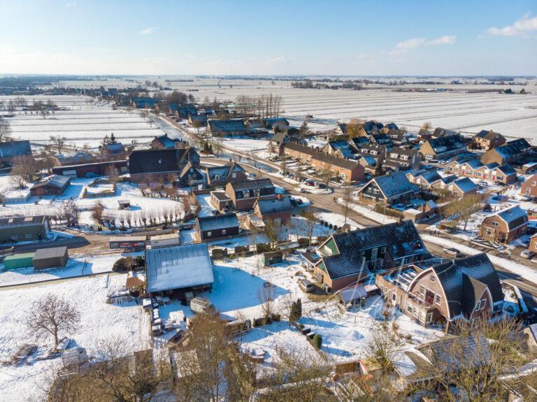 Luchtfoto winters Ottoland