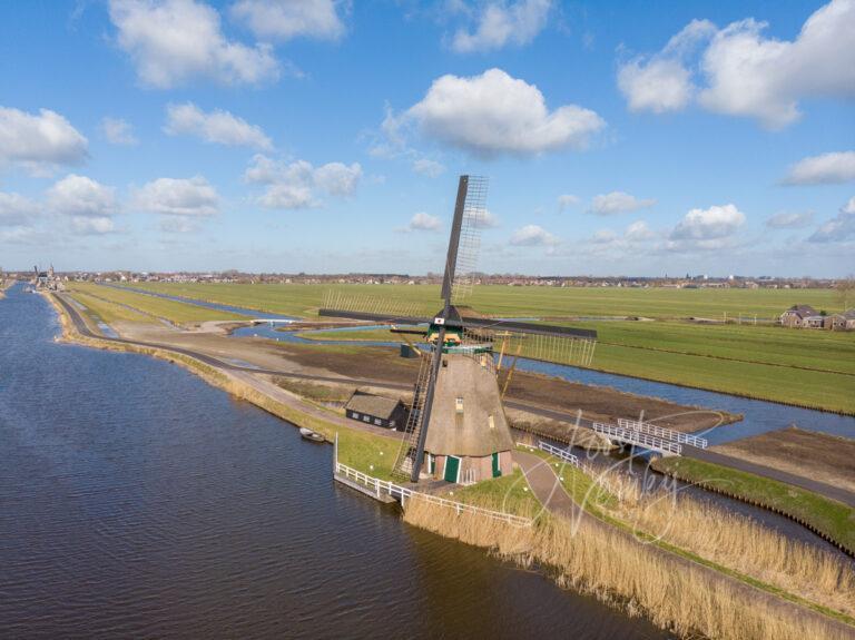 Luchtfoto Achtkante molen