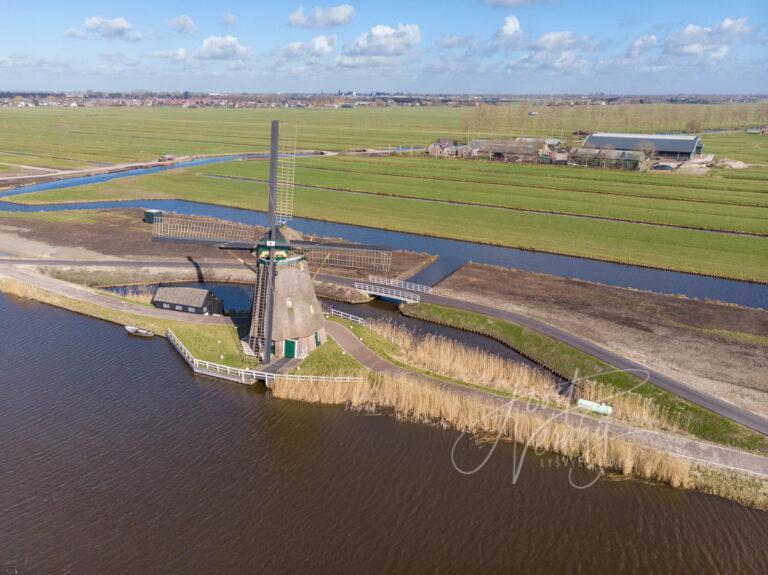 Luchtfoto Achtkante molen