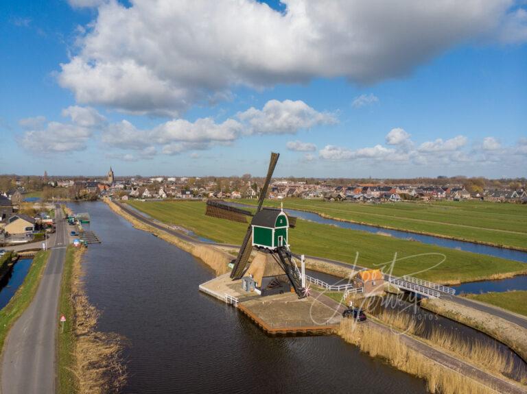 Luchtfoto Gelkenes molen