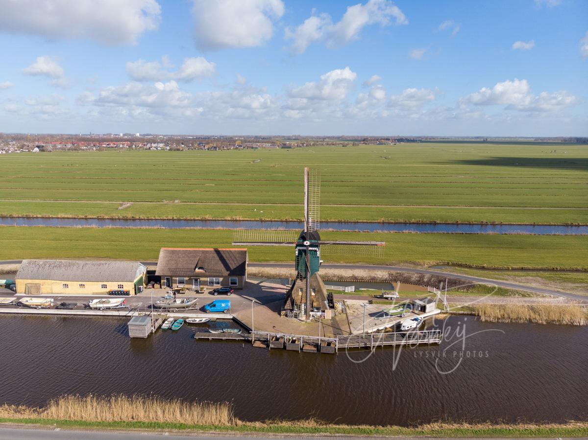 Luchtfoto Graaflandse molen