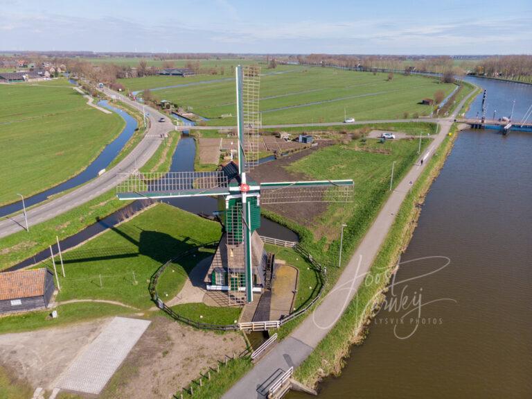 Luchtfoto de Bonkmolen