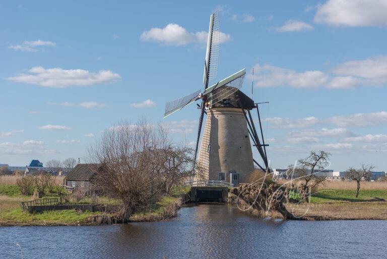 Molen Nederwaard no 4 in Kinderdijk