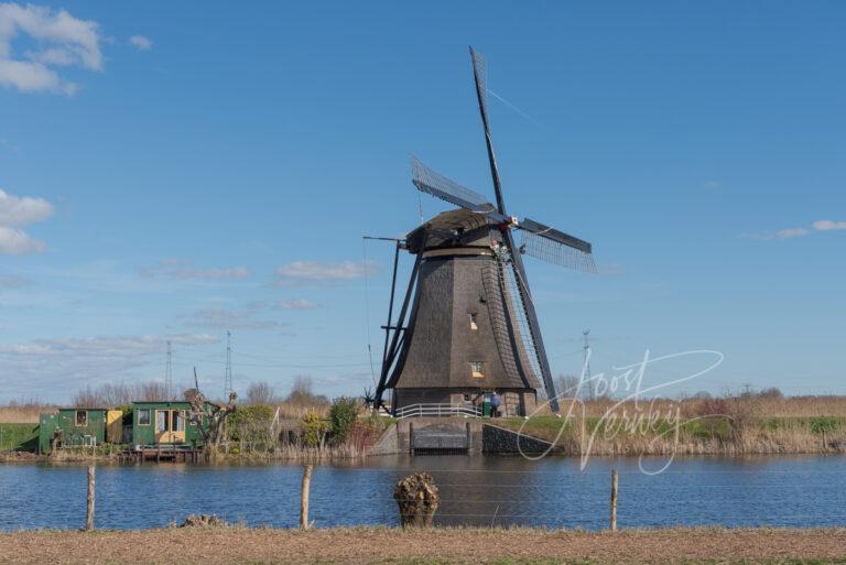 Molen Overwaard no 3 in Kinderdijk