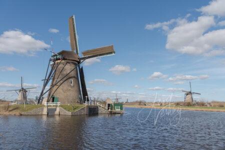 molen Nederwaard no 5 in Kinderdijk