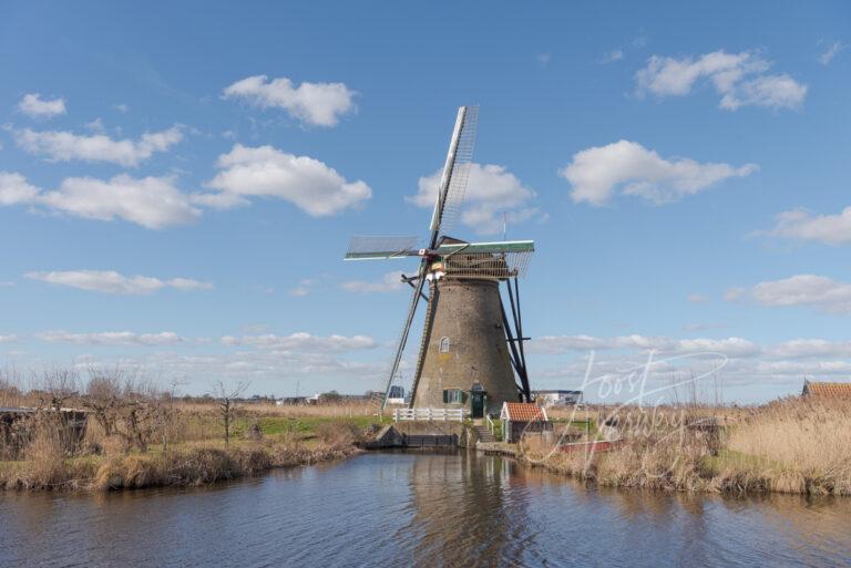 Molen Nederwaard no 7 in Kinderdijk