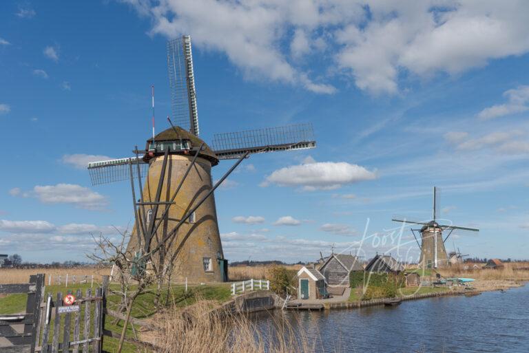 Molen Nederwaard no 8 in Kinderdijk