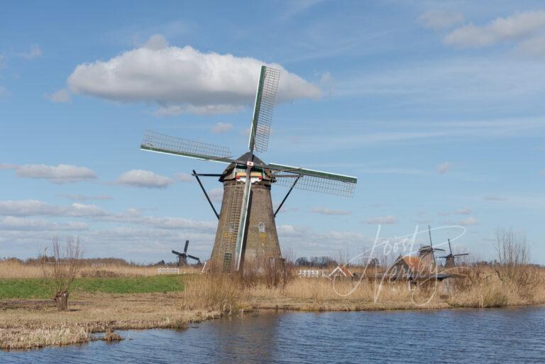 Molen Nederwaard no 7 in Kinderdijk