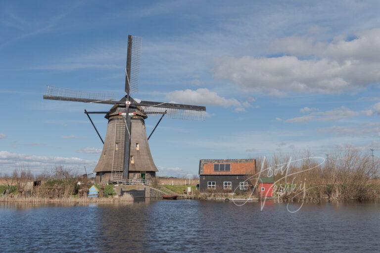 Molen Overwaard no 6 in Kinderdijk