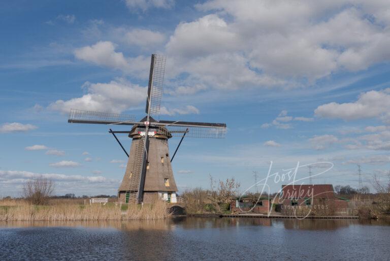 Molen Overwaard no 8 in Kinderdijk