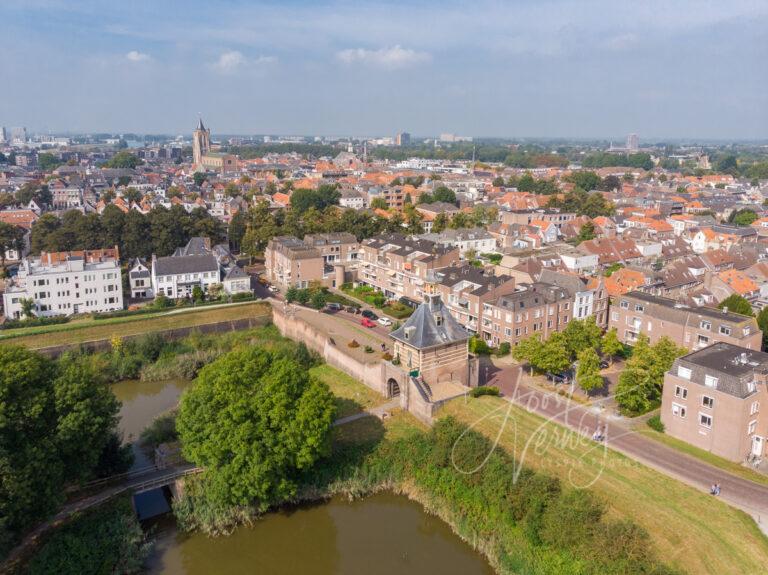 Luchtfoto Dalempoort in Gorinchem