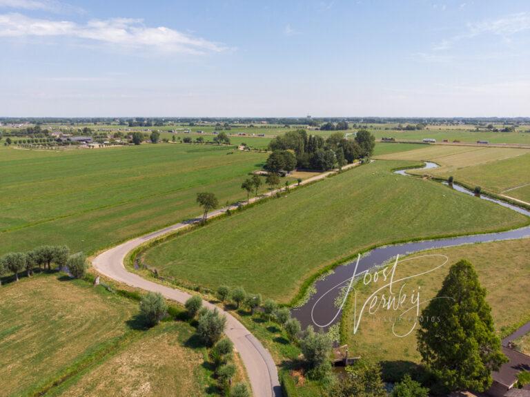 Luchtfoto polderweg Minkeloos D2207301591