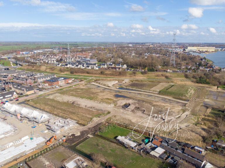 Luchtfoto nieuwbouw wijk Het Buurtschap