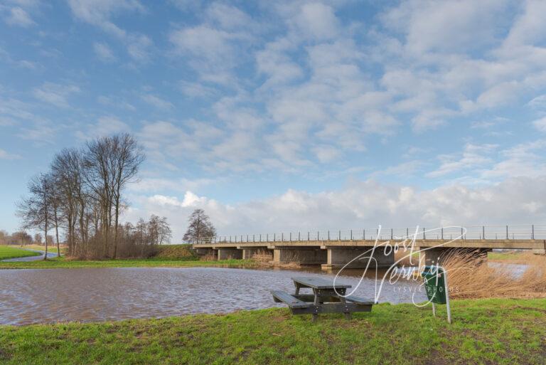 Hoge waterstand in de Peursumsche vliet