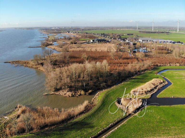 Luchtfoto natuurgebied Avelingen