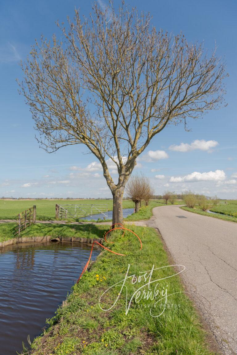 Aanleg glasvezelkabel langs Geerweg