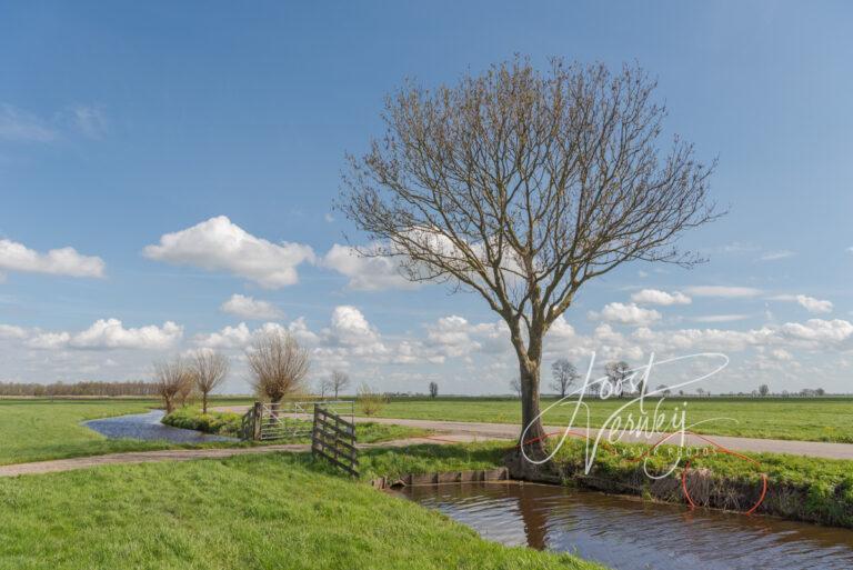 Aanleg glasvezelkabel in poldergebied