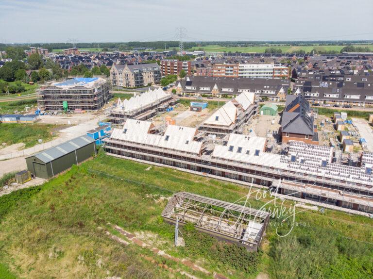 Luchtfoto nieuwbouw wijk Het Buurtschap