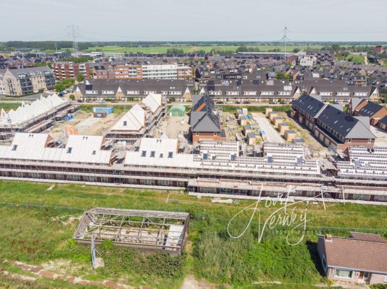 Luchtfoto nieuwbouw wijk Het Buurtschap