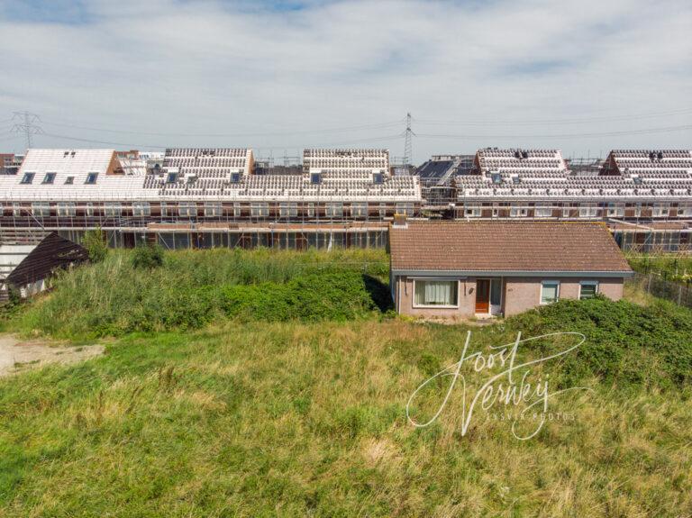 Luchtfoto nieuwbouw wijk Het Buurtschap