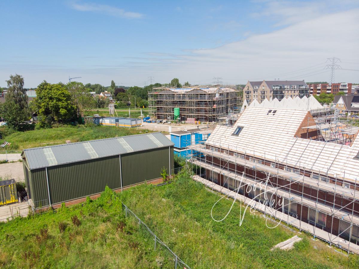 Luchtfoto nieuwbouw wijk Het Buurtschap