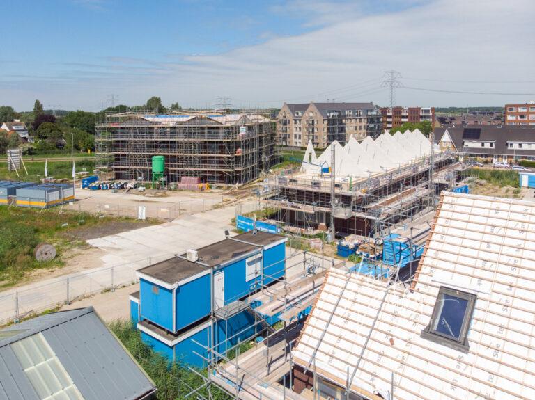 Luchtfoto nieuwbouw wijk Het Buurtschap