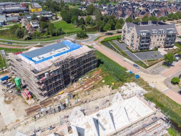 Luchtfoto nieuwbouw wijk Het Buurtschap