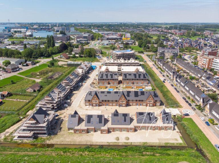 Luchtfoto nieuwbouw wijk Het Buurtschap