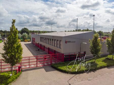 Luchtfoto gemeentewerkplaats Hardinxveld-Giessendam