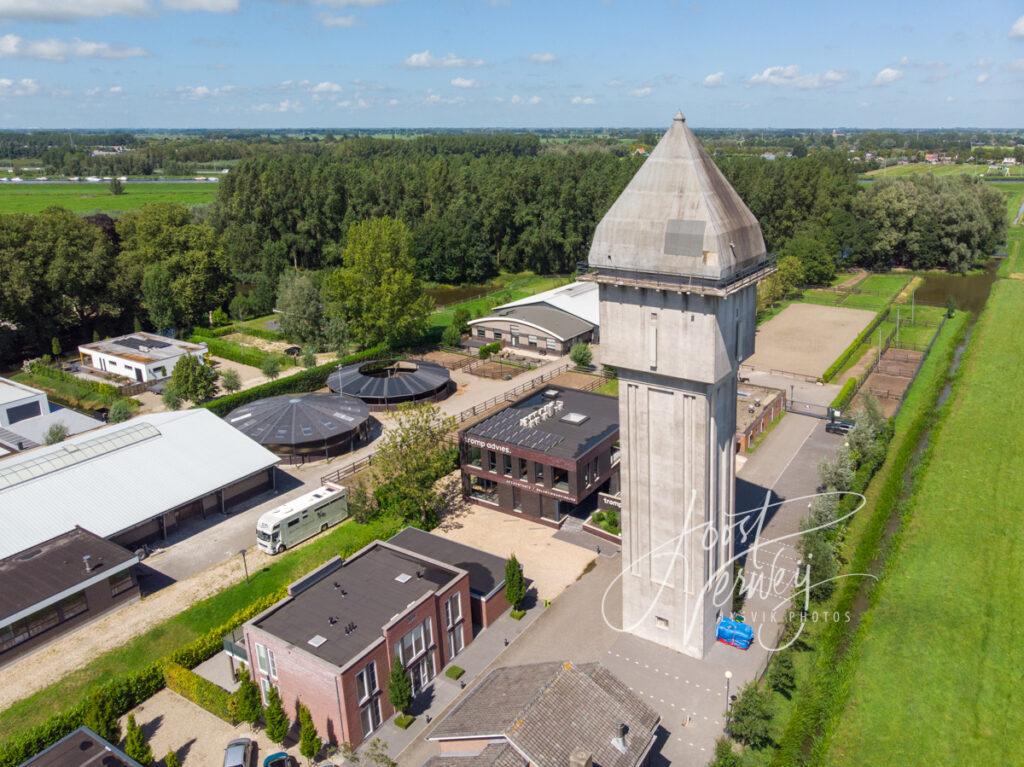 Luchtfoto watertoren Hardinxveld-Giessendam