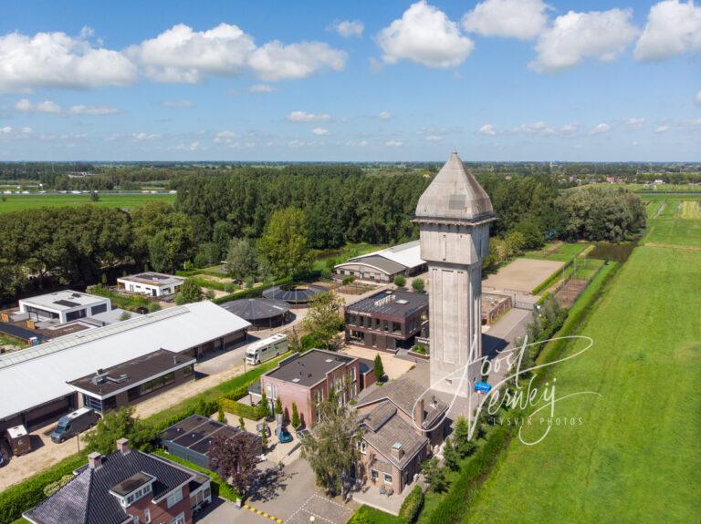 Luchtfoto watertoren Hardinxveld-Giessendam